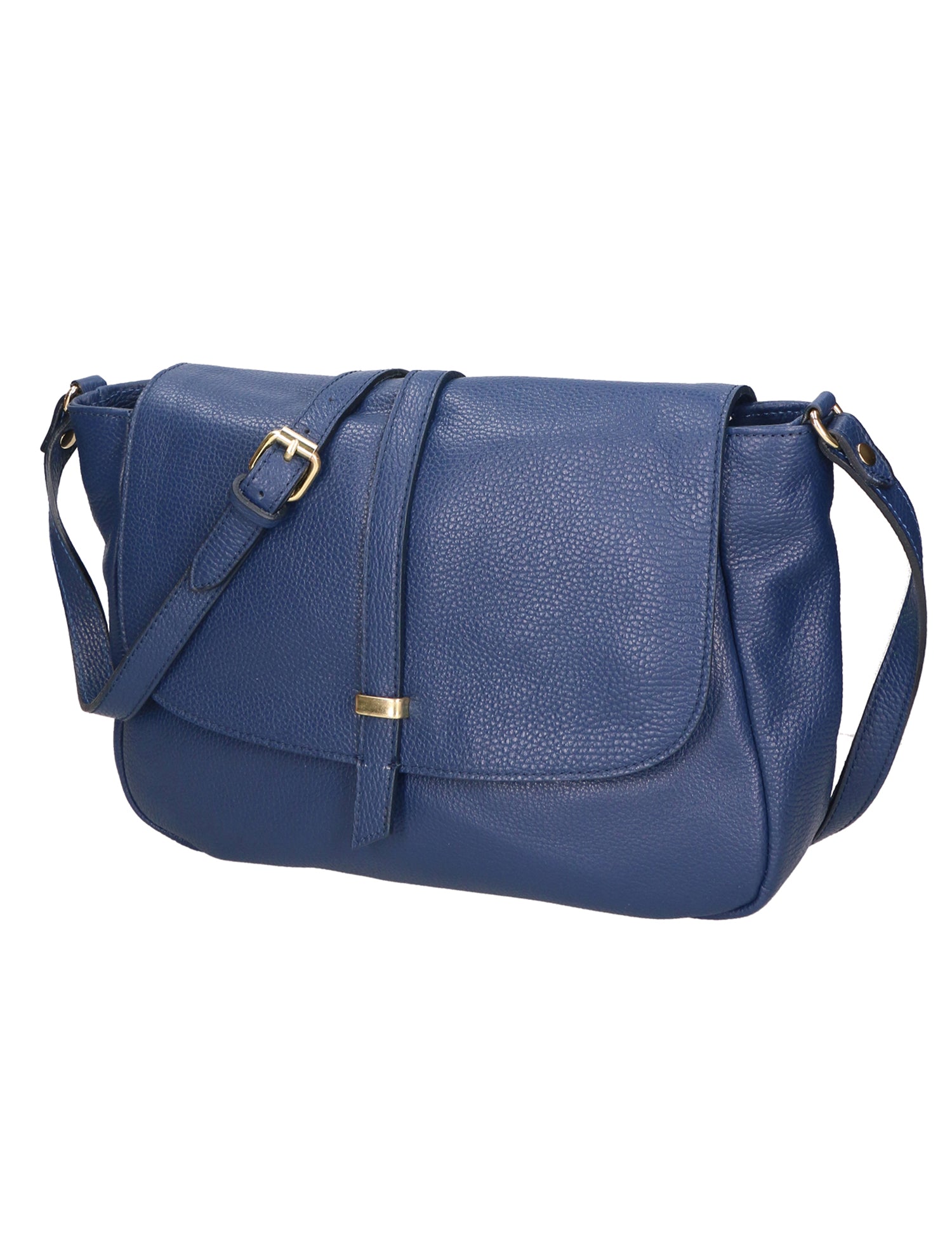 Veronica Borsa a spalla da donna Vera pelle 06519-D24 BLU JEANS Gave Lux