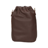 Angela Women's Genuine Leather Hobo Bag Made in Italy 20x16x7 cm