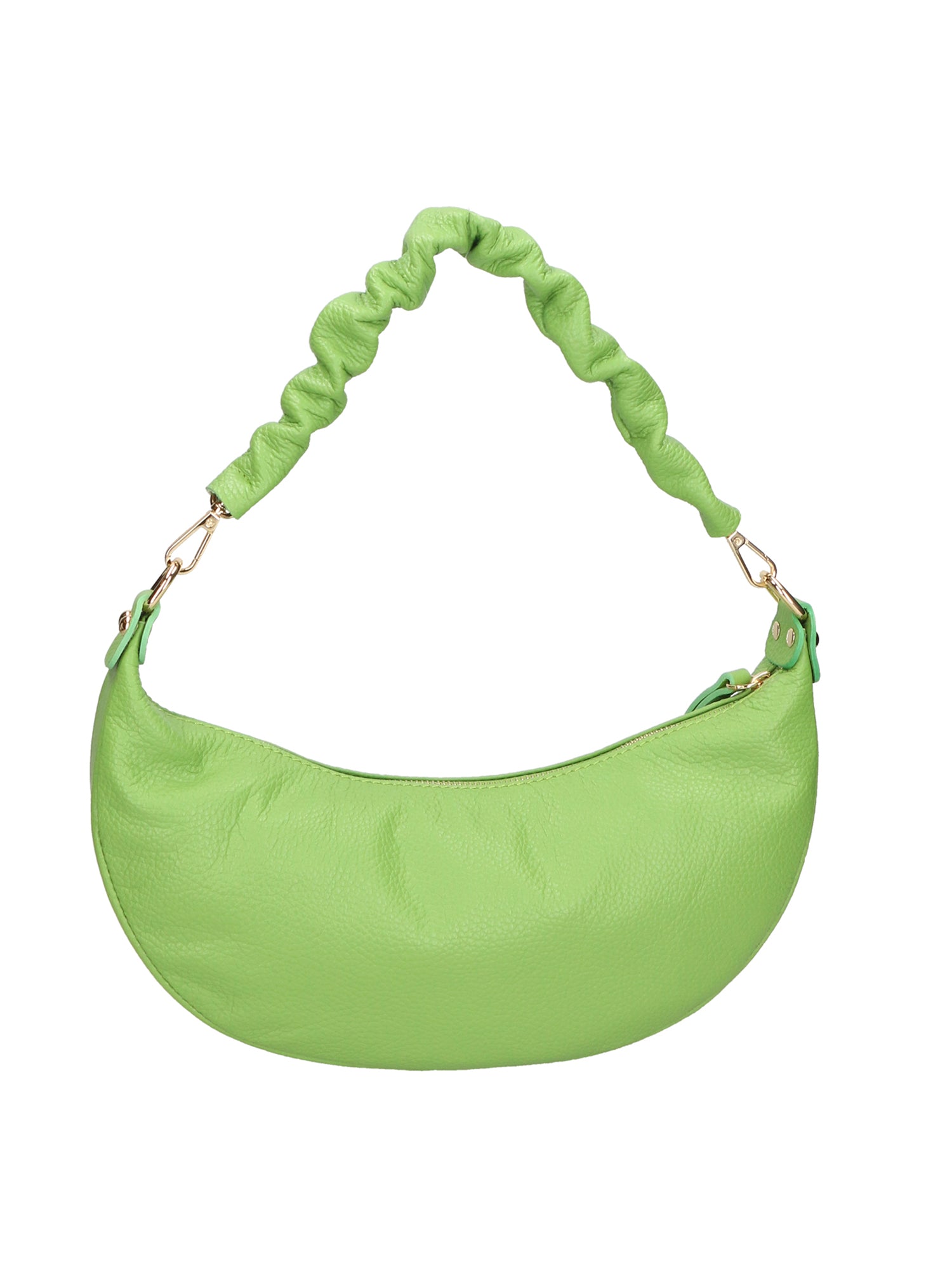 Ida Borsa a spalla da donna Vera pelle 05916-C12 VERDE Gave Lux