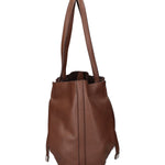 Iridea Borsa a spalla da donna 100% poliuretano B16261-MARRONE Braccialini