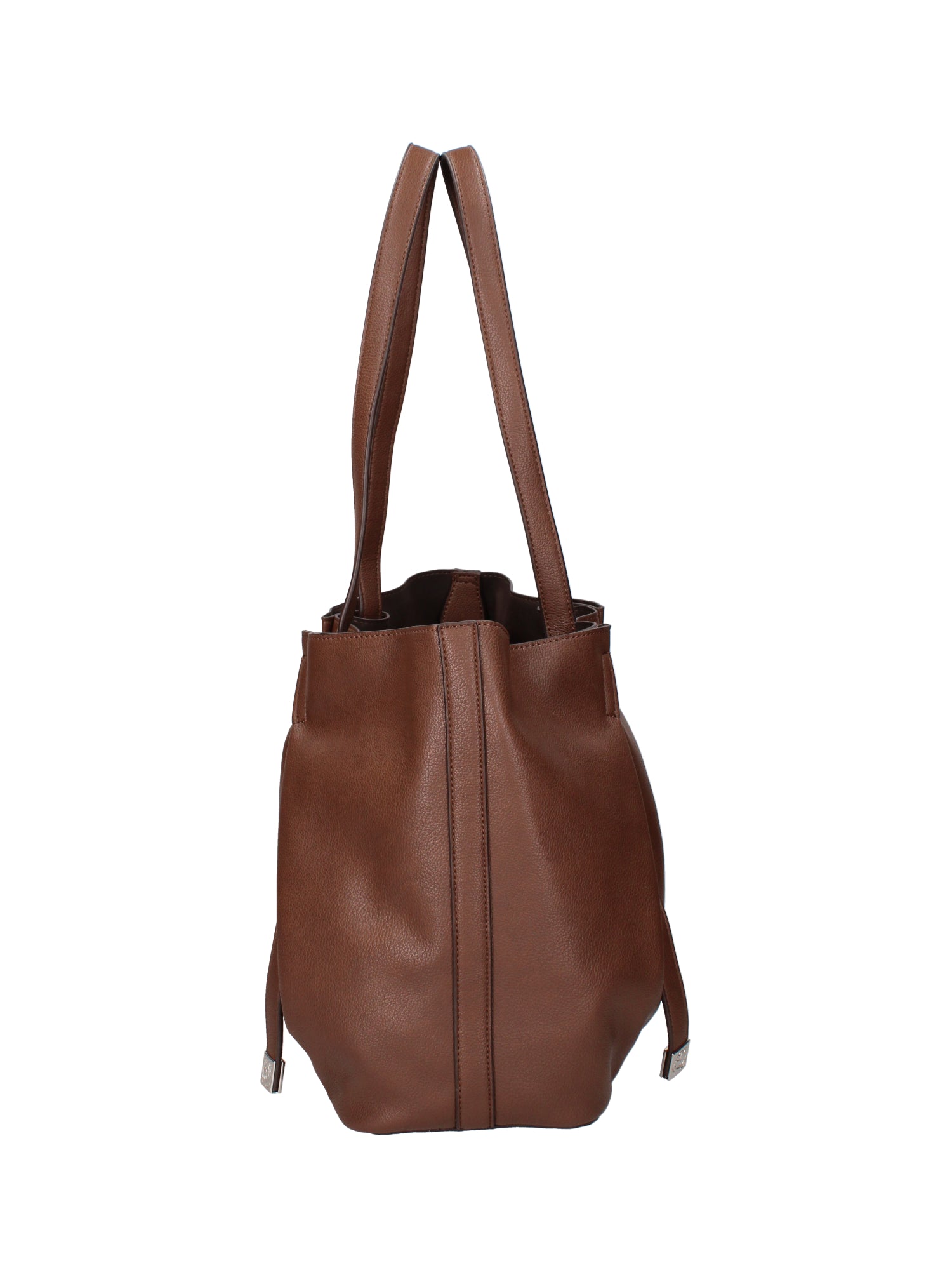 Iridea Borsa a spalla da donna 100% poliuretano B16261-MARRONE Braccialini