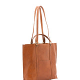 Borsa a spalla unisex in vera pelle Made in Italy 4610-MIELE Alessia Firenze