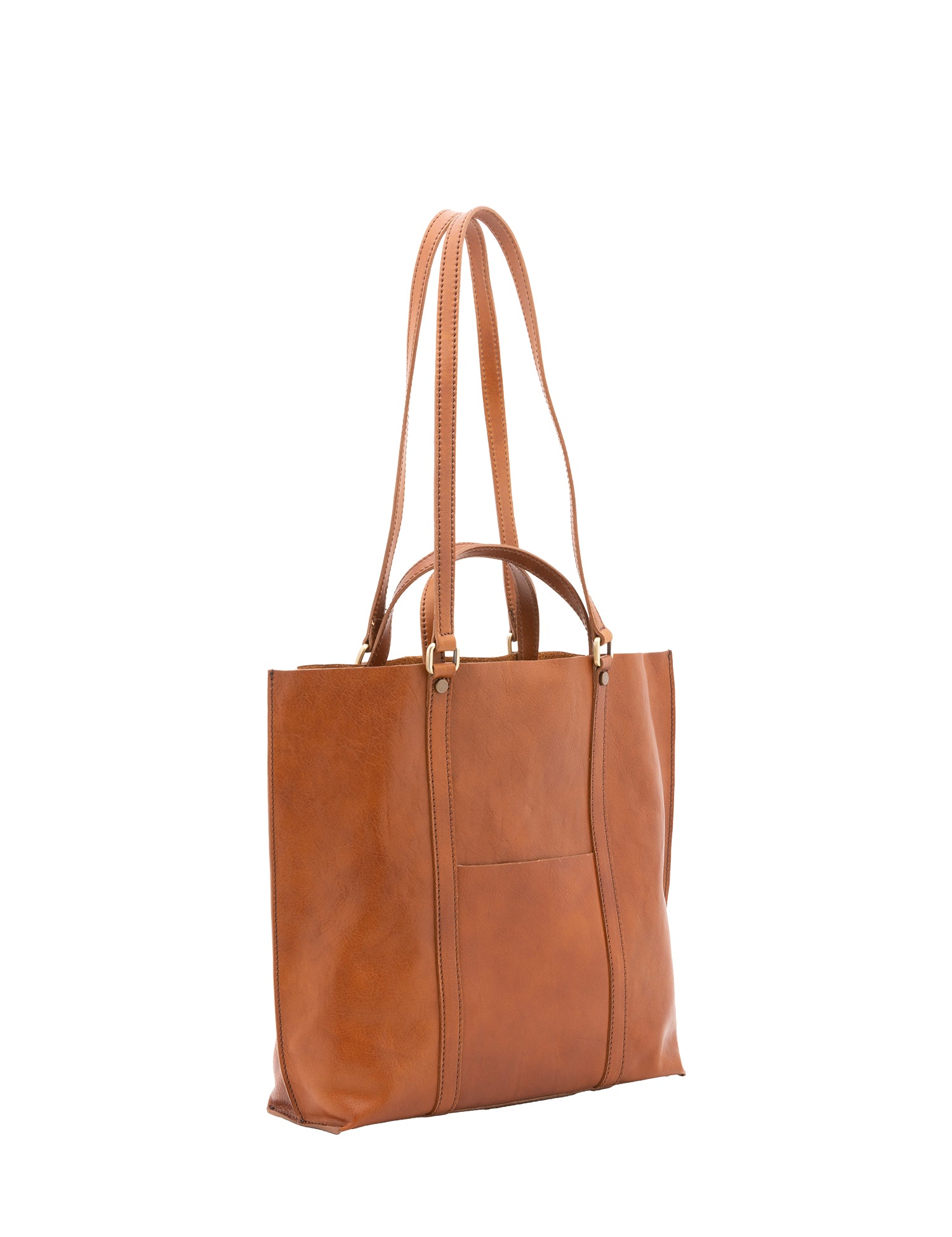 Borsa a spalla unisex in vera pelle Made in Italy 4610-MIELE Alessia Firenze