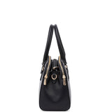 Borsa a Mano in 100% Pu Vegan Leather Nero