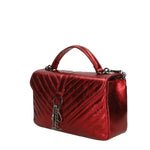 Volterra Borsa a tracolla da donna Vera Pelle 1626-ROSSO Gave Lux
