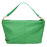 Ginevra Borsa a spalla da donna Vera pelle 05936-S47 VERDE MELA Gave Lux