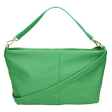 Ginevra Borsa a spalla da donna Vera pelle 05936-S47 VERDE MELA Gave Lux