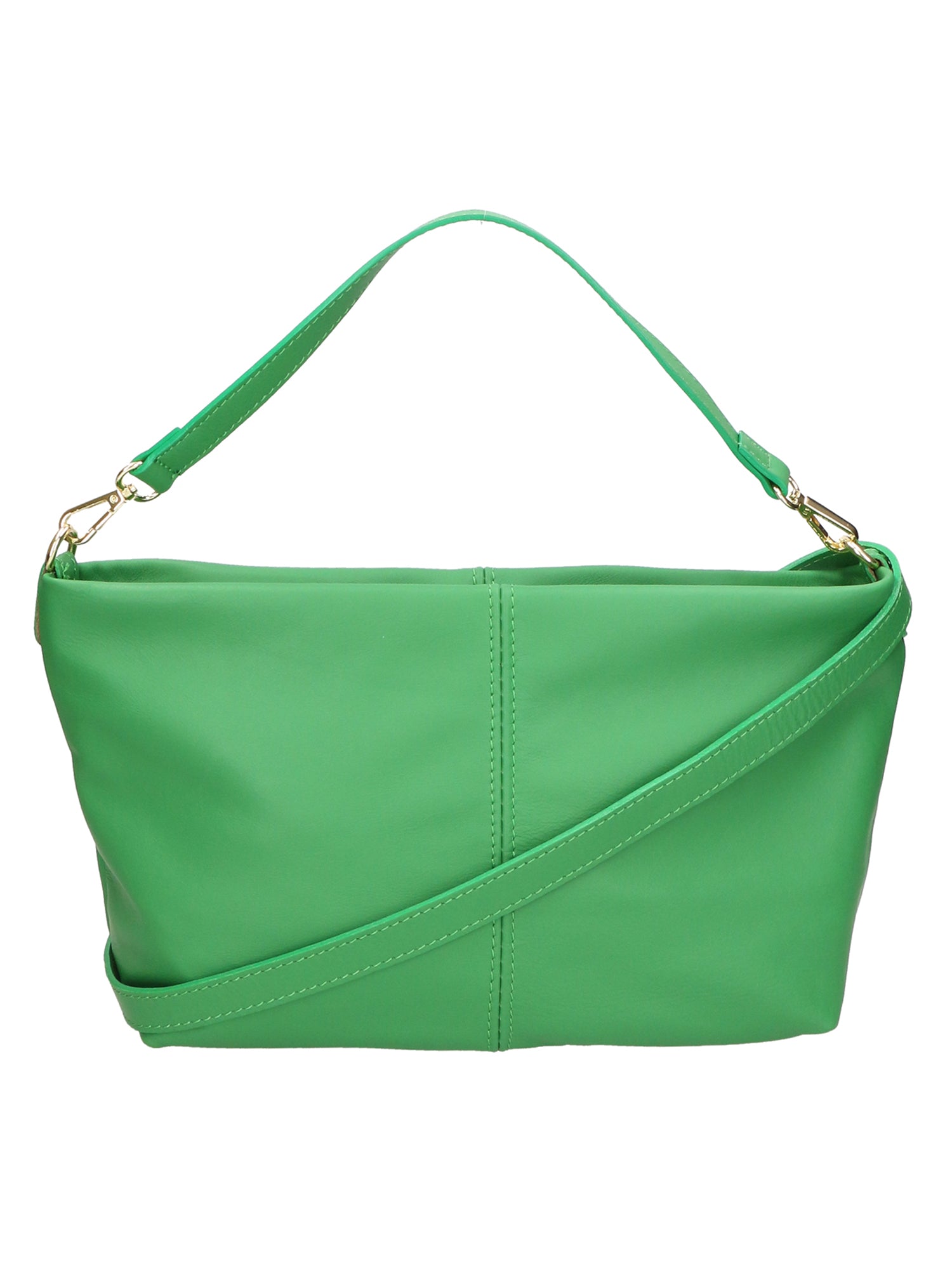 Ginevra Borsa a spalla da donna Vera pelle 05936-S47 VERDE MELA Gave Lux