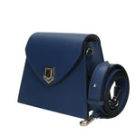 Eolara Borsa a spalla da donna Vera pelle 193842-BLU DARK BLUE Gave Lux