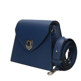 Eolara Borsa a spalla da donna Vera pelle 193842-BLU DARK BLUE Gave Lux