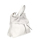 Firenze Borsa a mano da donna Vera pelle 01838-BIANCO WHITE Gave Lux
