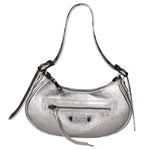 Gloria Borsa a mano da donna Vera pelle 05708L-L001 ARGENTO Gave Lux