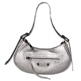 Gloria Borsa a mano da donna Vera pelle 05708L-L001 ARGENTO Gave Lux