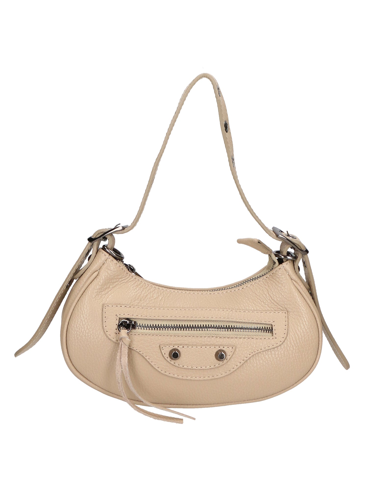 Galatea Borsa a spalla da donna Vera pelle 05708-D05 CAPPUCCINO CAPUCHIN Gave Lux