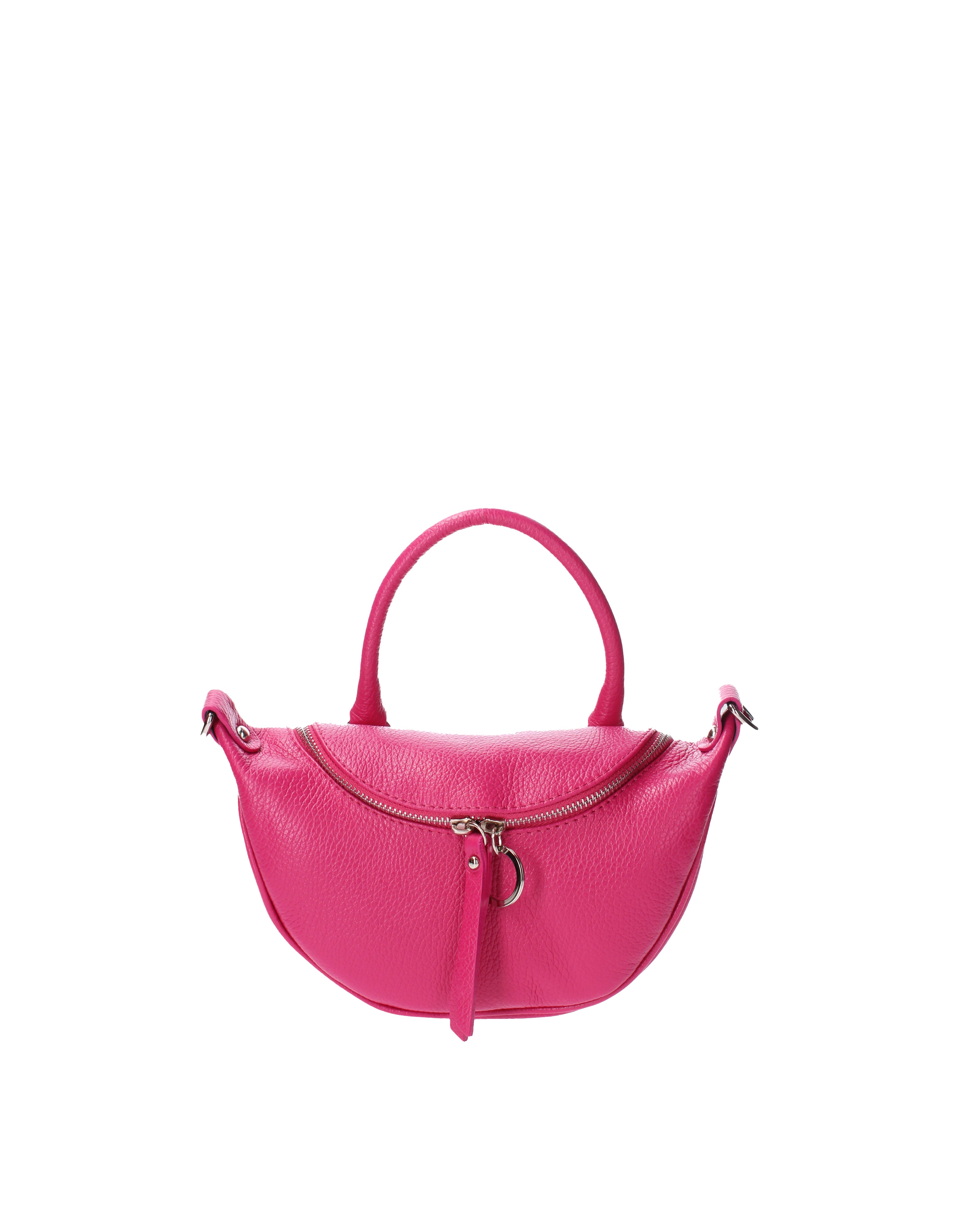 Mae Borsa a mano da donna Vera pelle 07142-D02 FUXIA Viola Castellani