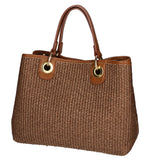 Borsa a mano da donna Paglia & Pelle MYB-05167-SS-25+D19 CUOIO SCURO My Best Bag