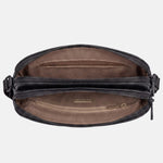 Borsa a Spalla in Polyurethane Nero