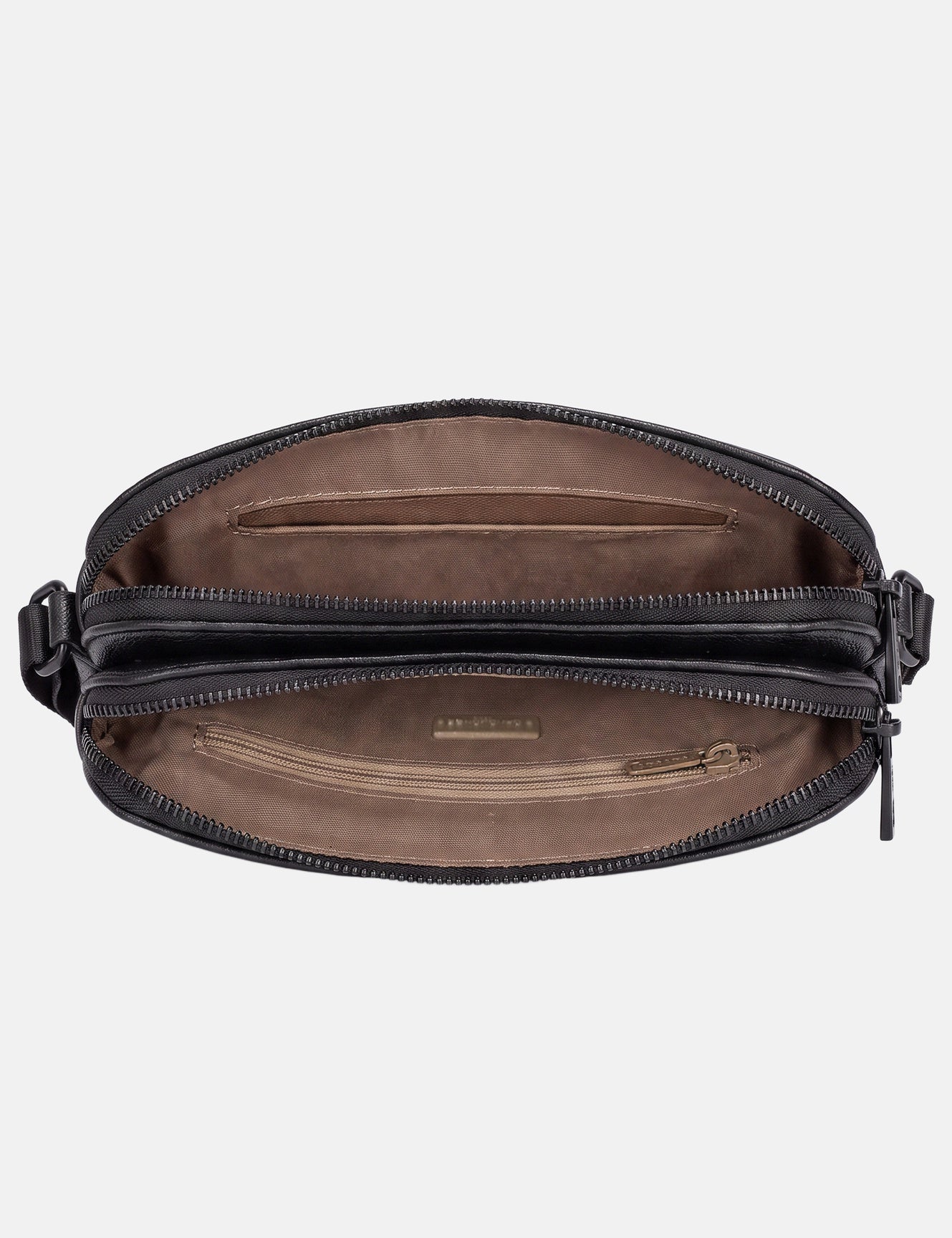 Borsa a Spalla in Polyurethane Nero