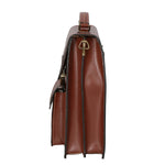 Tancredi Borsa da lavoro unisex in pelle Vera pelle 7013-MARRONE BROWN Gave Lux
