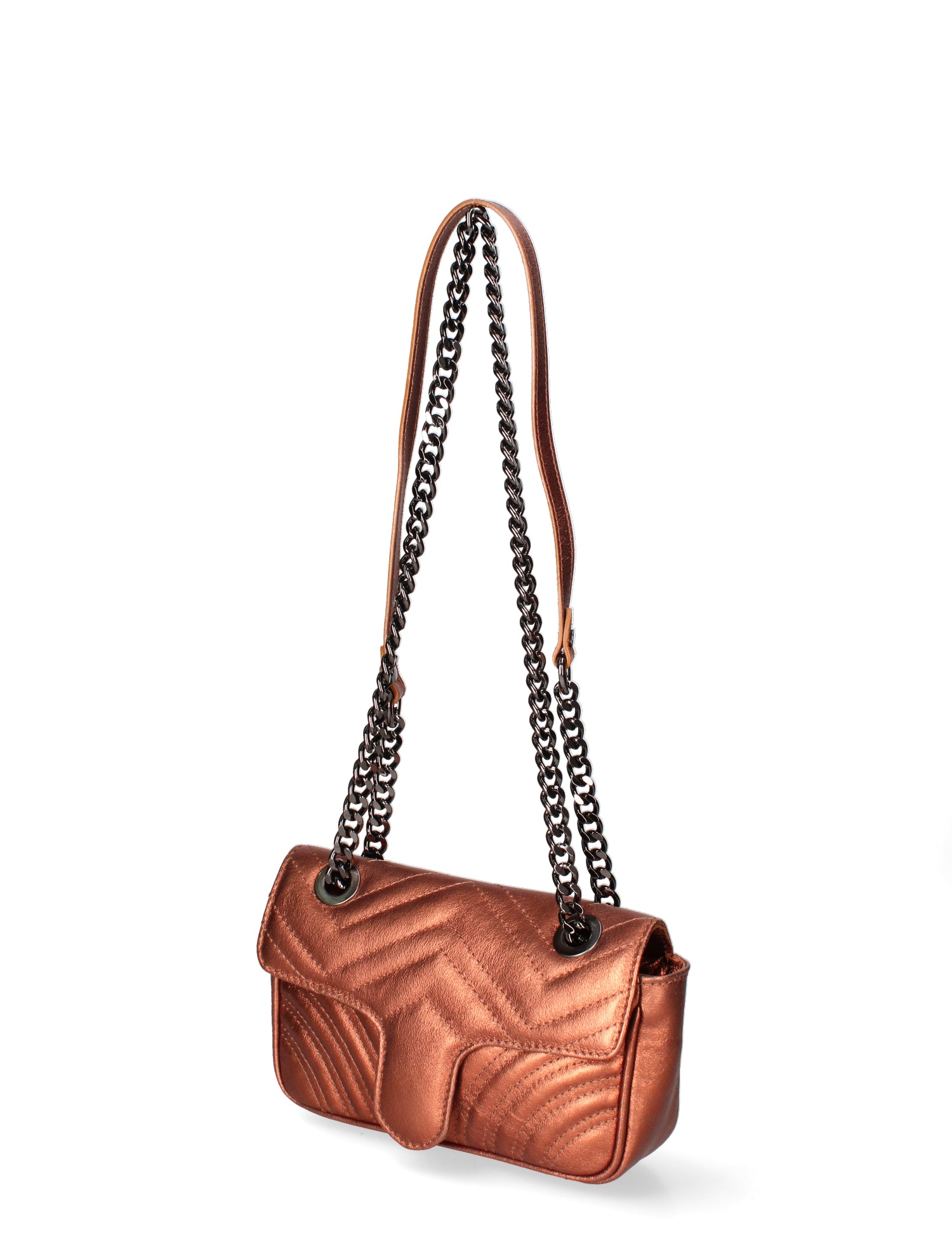 Soleada Borsa a tracolla da donna Vera pelle 8918-FUCSIA Gave Lux