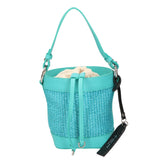 Borsa a secchiello da donna Misto pelle e tessuto MYB-05166-SS-179+S31 TIFFANY My Best Bag