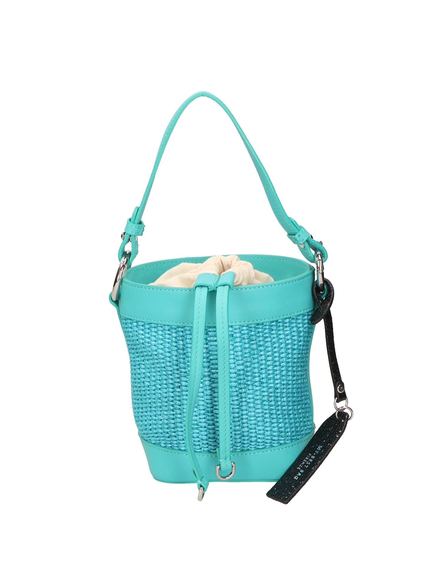 Borsa a secchiello da donna Misto pelle e tessuto MYB-05166-SS-179+S31 TIFFANY My Best Bag