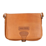 Borsa a tracolla da uomo 100% vera pelle HILB-4003-CUOIO Hill Burry