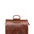 Borsa da viaggio unisex in vera pelle 100% cotone 4563-MARRONE Alessia Firenze