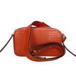 Pina Borsa a tracolla da donna Vera pelle 00637-LU35 MATTONE DARK ORANGE Gave Lux