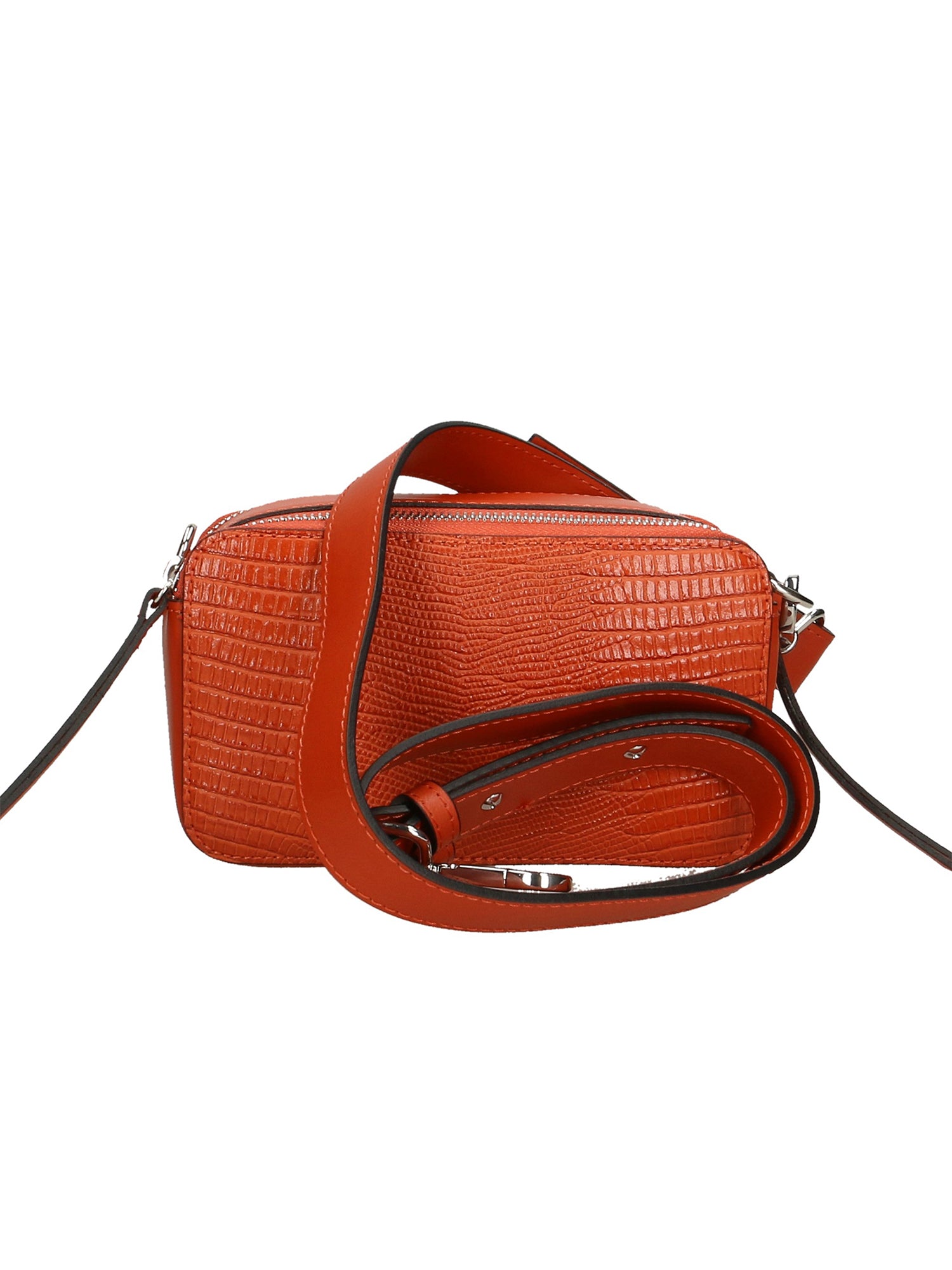 Pina Borsa a tracolla da donna Vera pelle 00637-LU35 MATTONE DARK ORANGE Gave Lux