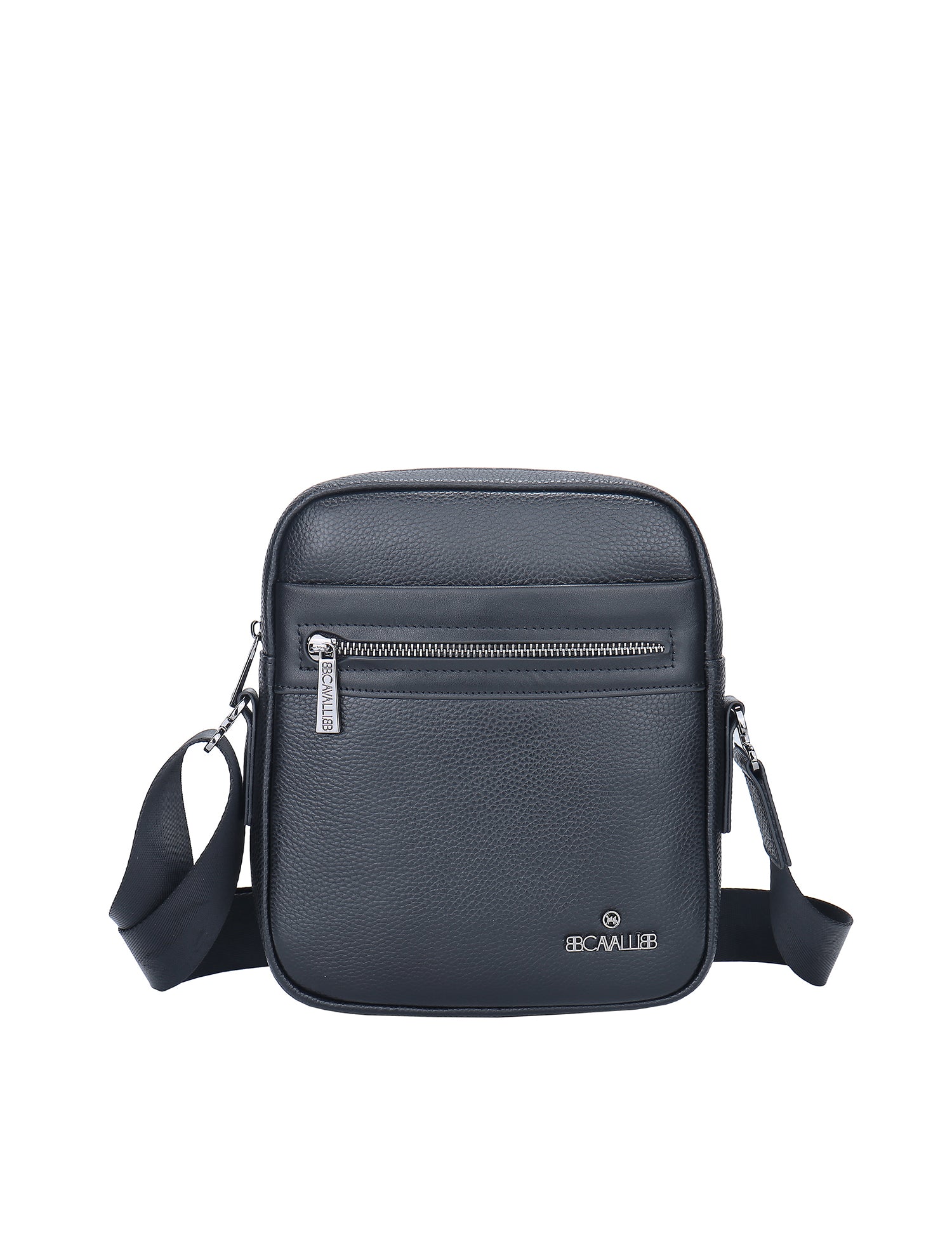 Borsa a tracolla uomo vera pelle Casual BC1480-BLACK B Cavalli