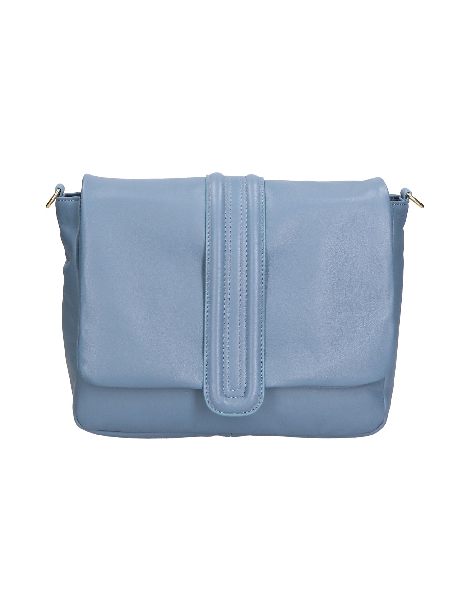 Wanda Borsa a tracolla da donna Vera pelle 06497-S41 CELESTE SCURO Gave Lux