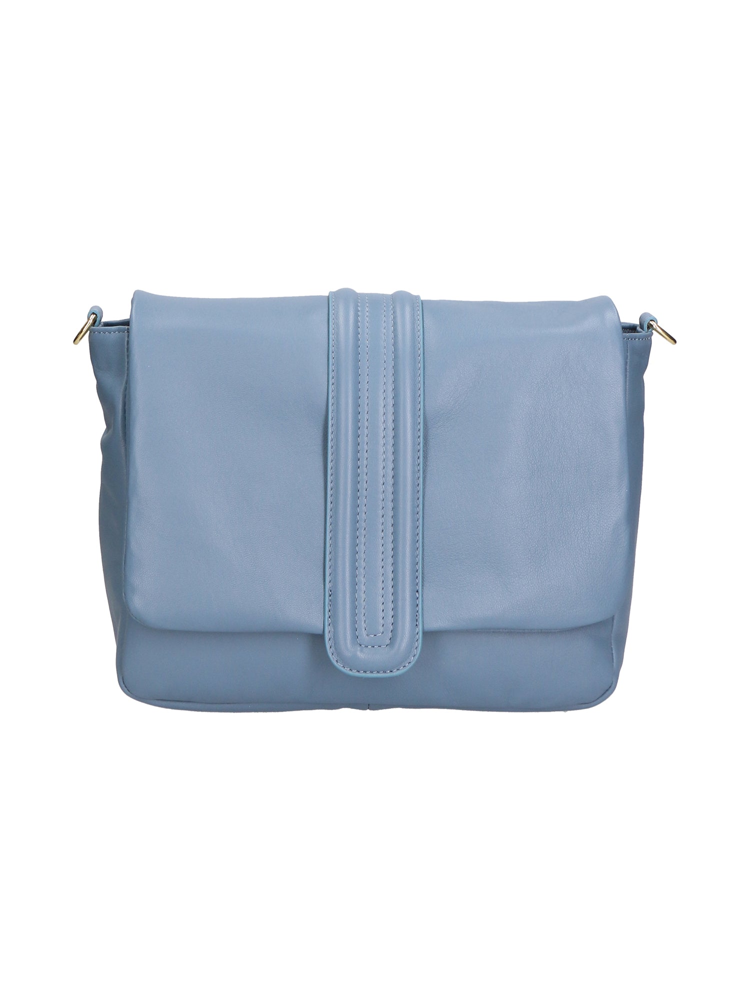 Wanda Borsa a tracolla da donna Vera pelle 06497-S41 CELESTE SCURO Gave Lux