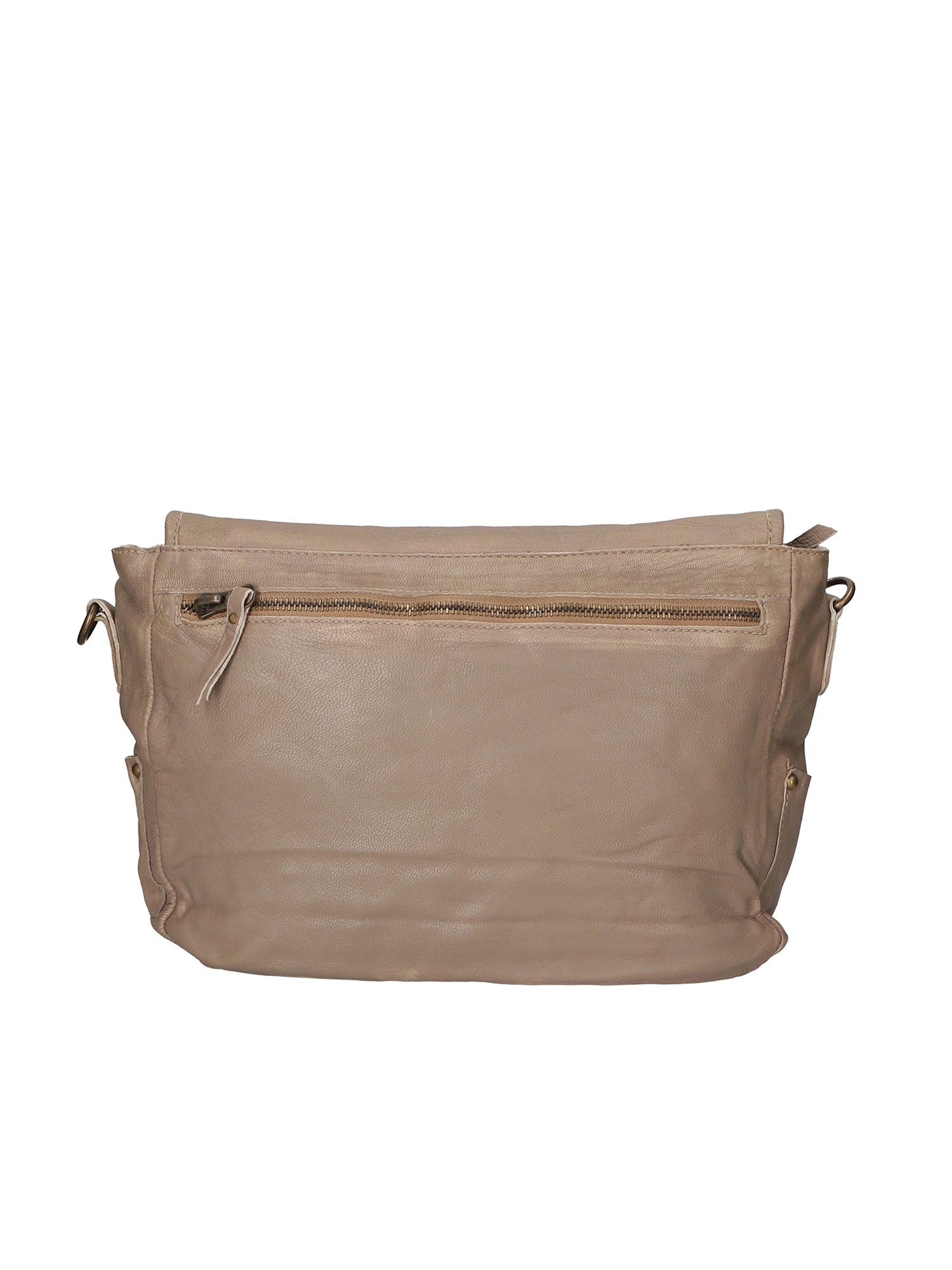 Clio Borsa a spalla da donna Vera pelle 5561-04 TAUPE Gave Lux