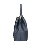 Erina Borsa a mano da donna Vera pelle 8073-P217 BLU NOTTE Gave Lux
