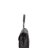 Borsa a spalla da donna 100% vera pelle JR-W-1130-RU-BLACK + GOLD John Richmond