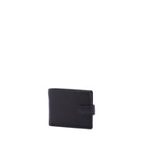 Herrenbrieftasche aus echtem Leder, Made in Italy, 9,5 x 12 x 2 cm