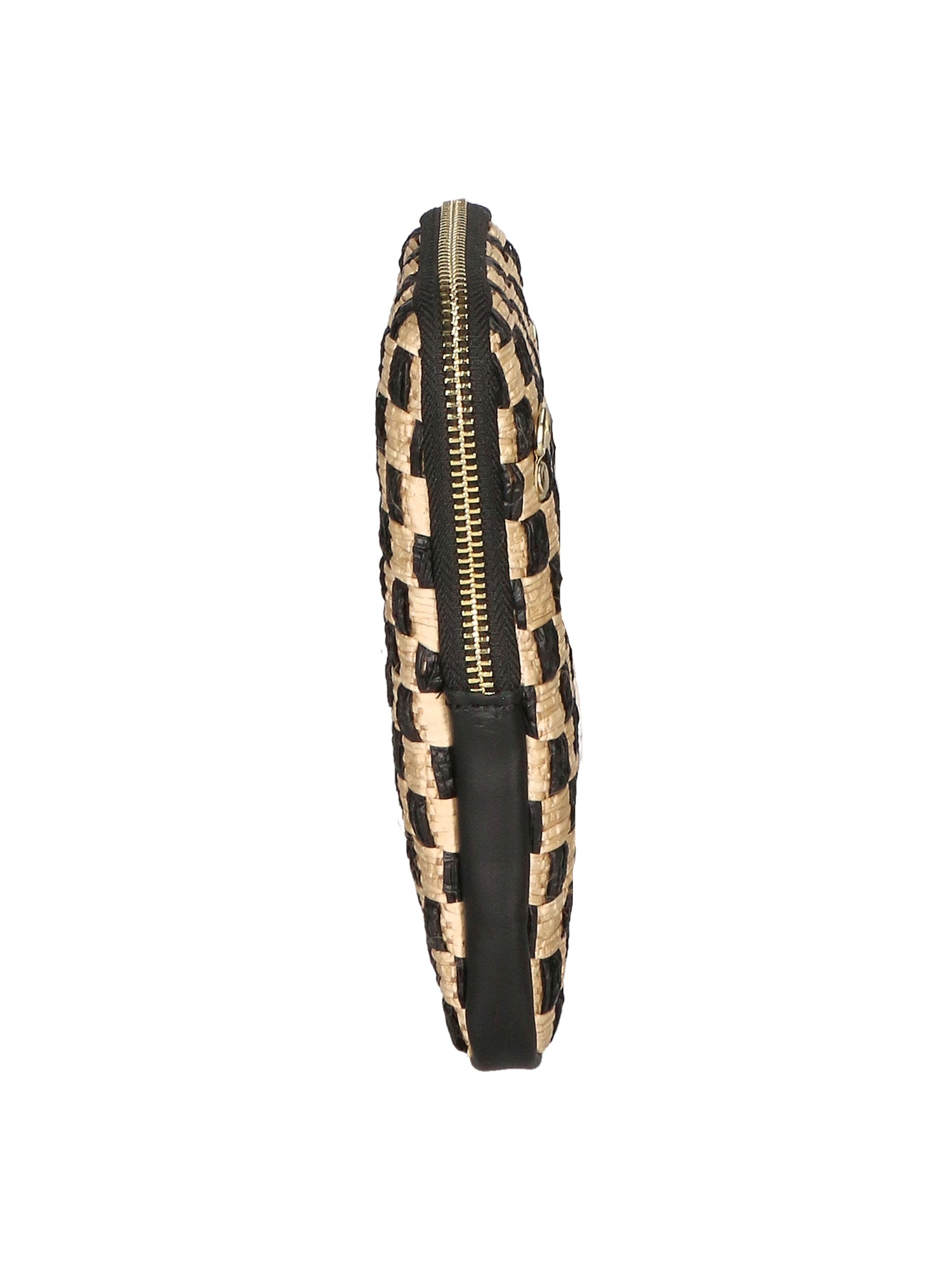 Alessandria Borsa a tracolla da donna Paglia Tabru 05001-NERO BEIGE Gave Lux