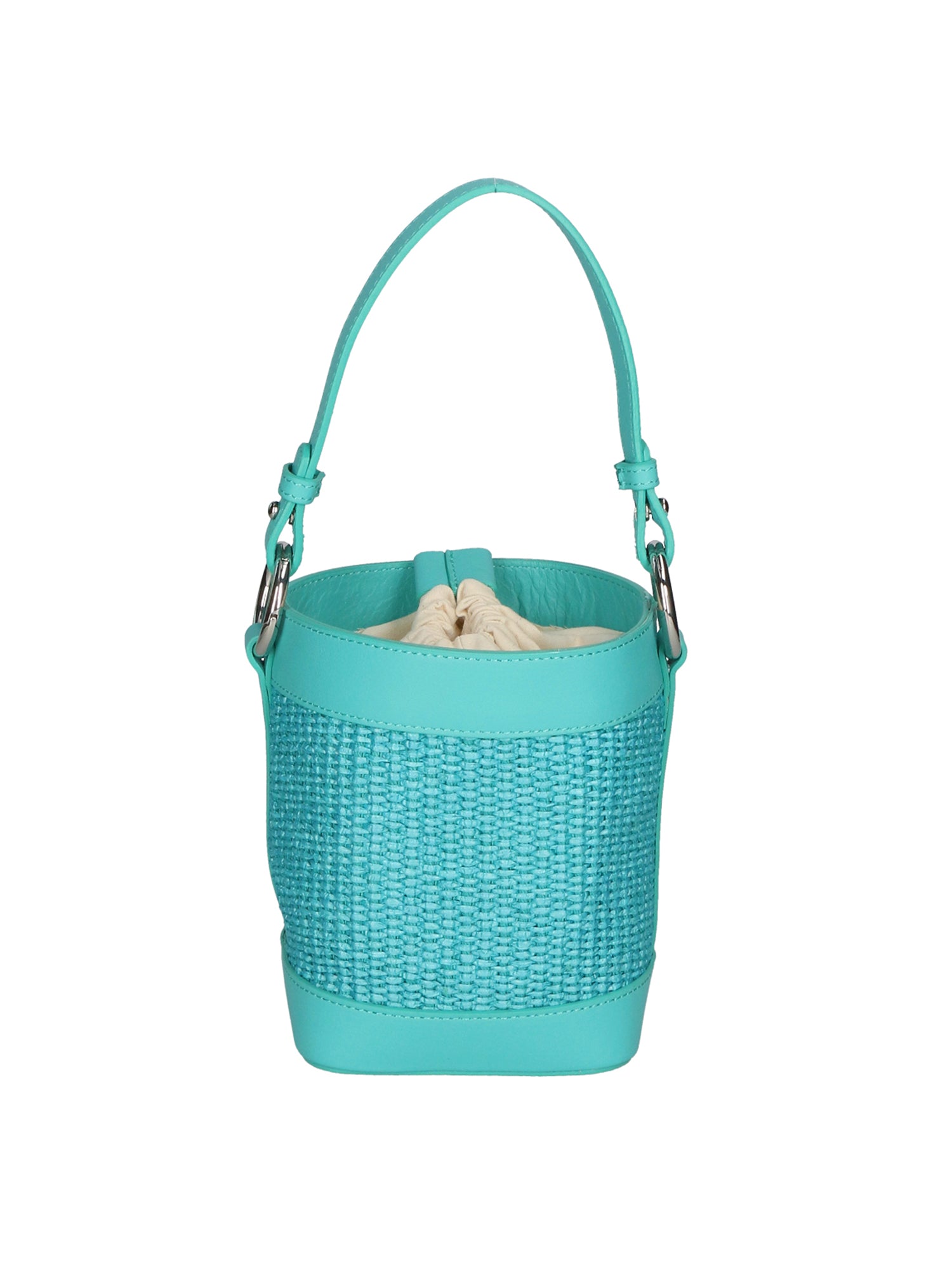 Borsa a secchiello da donna Misto pelle e tessuto MYB-05166-SS-179+S31 TIFFANY My Best Bag
