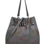 Voyageuse Borsa a mano da donna Vera pelle 564137-GRIGIO Gave Lux