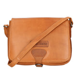 Borsa a tracolla da uomo 100% vera pelle HILB-4003-CUOIO Hill Burry