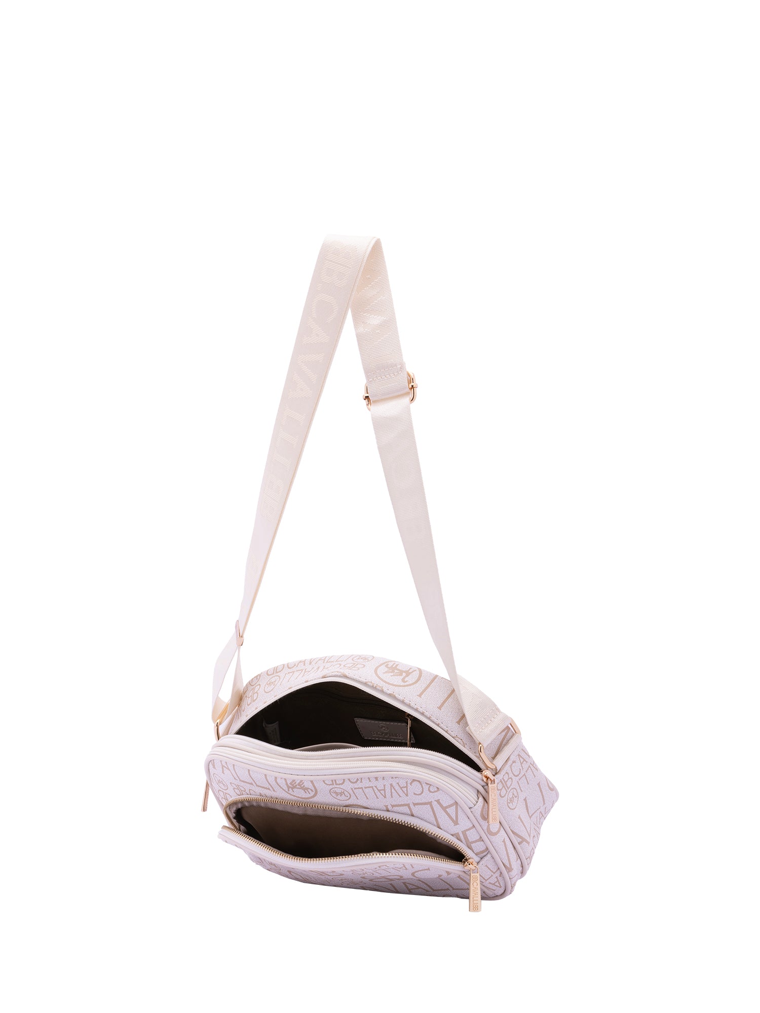 Borsa a tracolla da donna Ecopelle BC1376-OFF WHITE B Cavalli