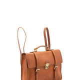 Zaino in vera pelle unisex 100% cotone 4431-MIELE Alessia Firenze