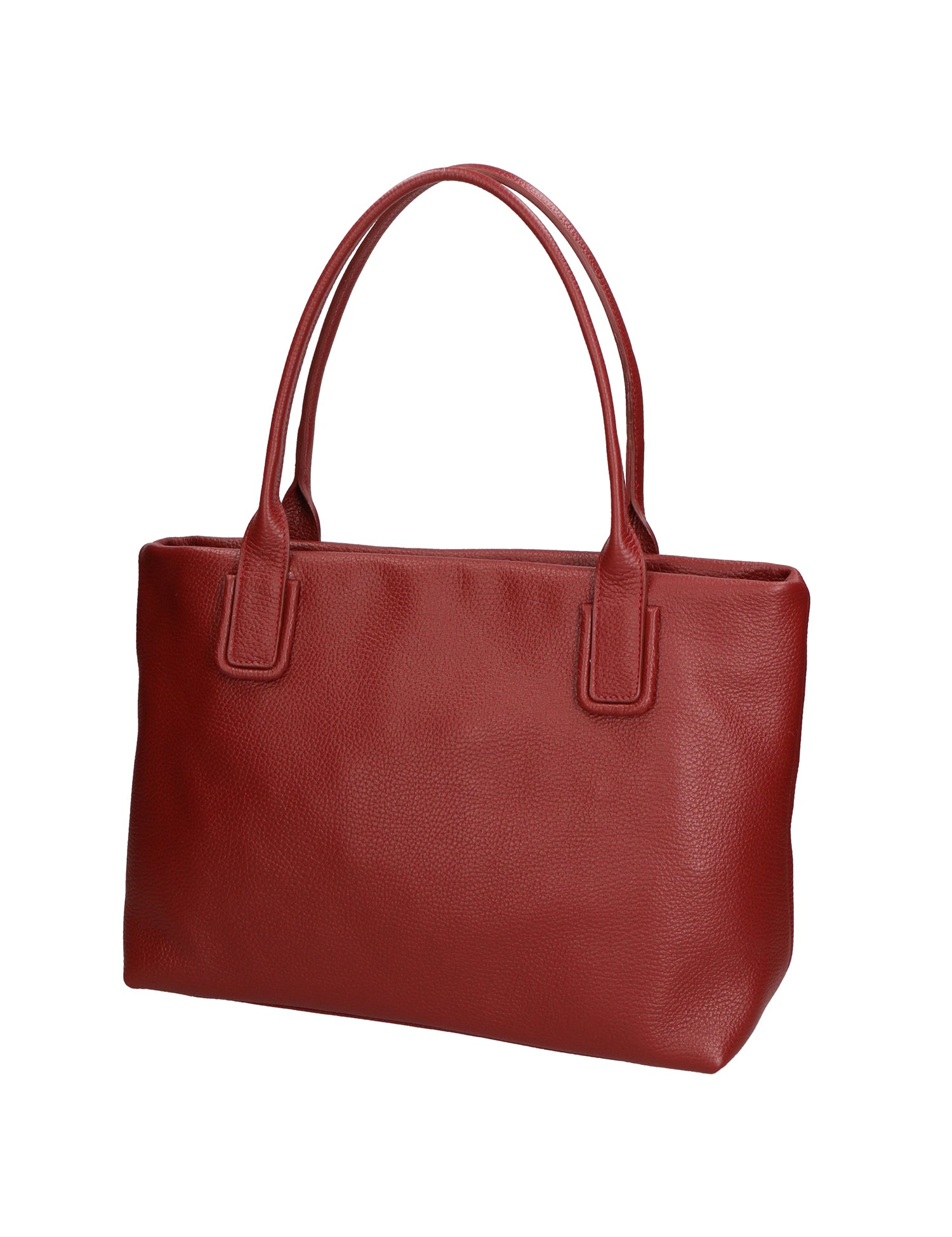 Lorena Borsa a spalla da donna Vera pelle 06506-D10 ROSSO SCURO Gave Lux