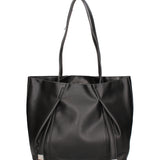 Iridea Borsa a spalla da donna 100% poliuretano B16261-NERO Braccialini