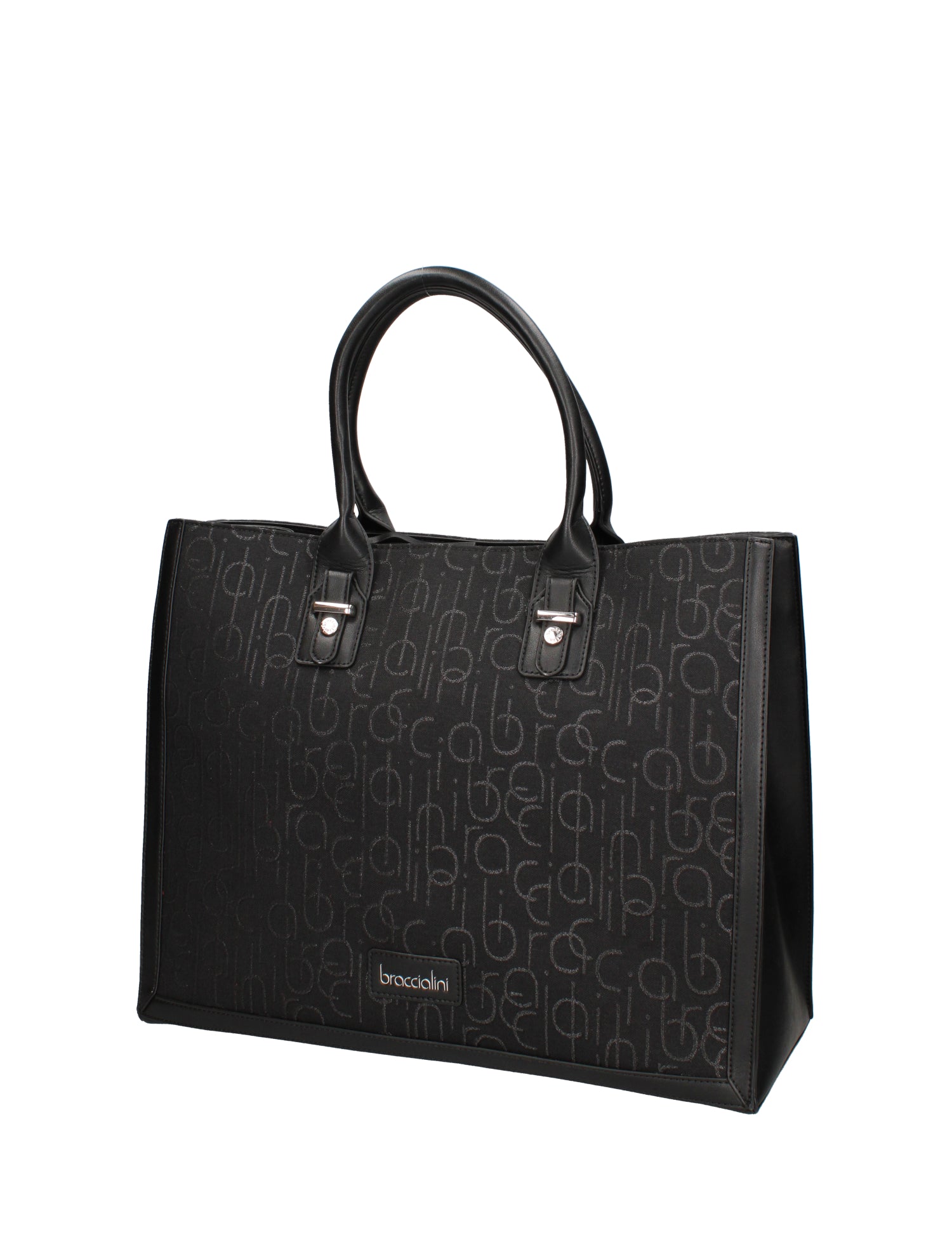 Celesta Borsa a mano da donna 100% poliuretano B16554-NERO Braccialini