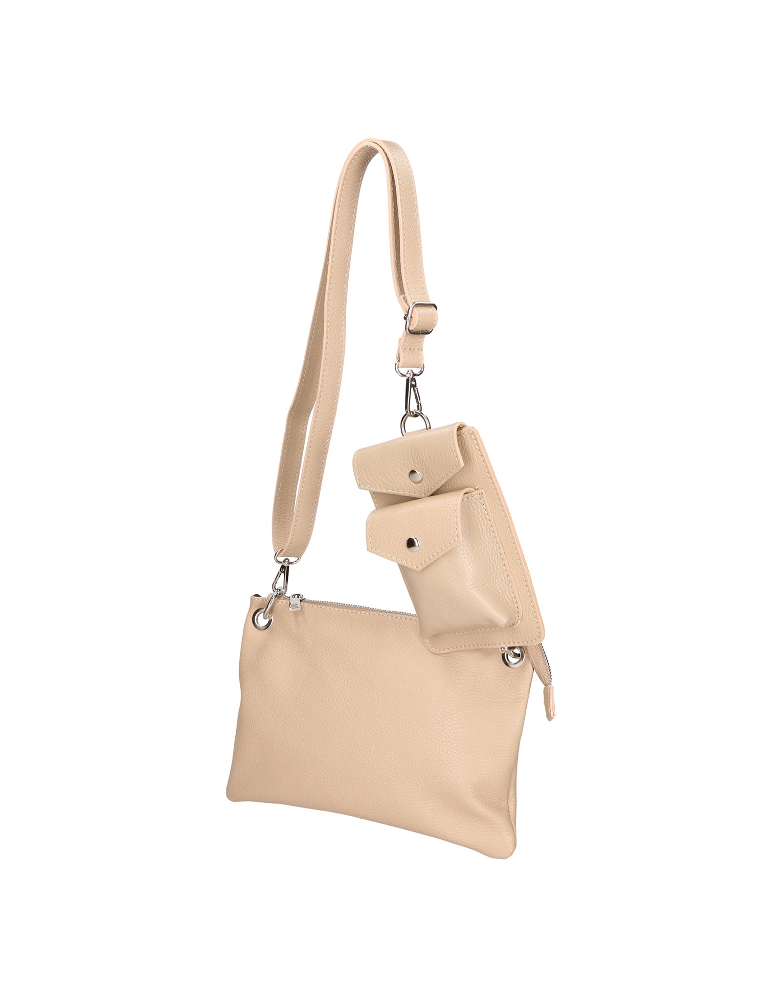 Ifigenia Borsa a tracolla da donna Vera pelle 05932-D05 CAPPUCCINO CAPUCHIN Gave Lux