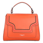 Borsa a mano da donna Vera pelle italiana MYB-6002-FW-L311 MATTONE My Best Bag