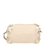 Borsa a tracolla da donna 100% pelle MYB-7013-SS-TAPIOCA 21+P602 BEIGE My Best Bag