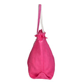 Agnese Borsa Shopper da donna Cotone e pelle 04649-D02 FUXIA FUCHSIA Gave Lux